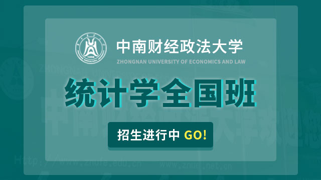 中南财经政法大学统计学全国班